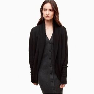 Aritzia diderot black cardigan